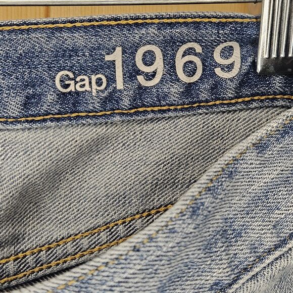 GAP 1969 Sexy Boyfriend Jeans Size 28 Distressed - Picture 4 of 5